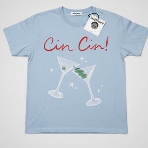 Daydreamer Cin Cin powder Blue Graphic T-Shirt